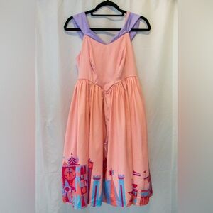 The dress shop Authentic Disney Parks pink Fantasyland Dress by Her Universe